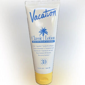 Vacation Classic Lotion SPF 30, NEW Unopened, 3.4 oz